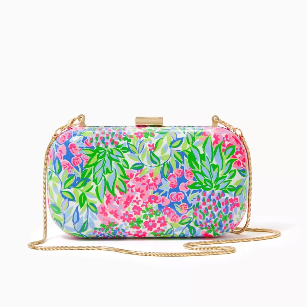 NWT Lilly Pulitzer Hard Shell Clutch